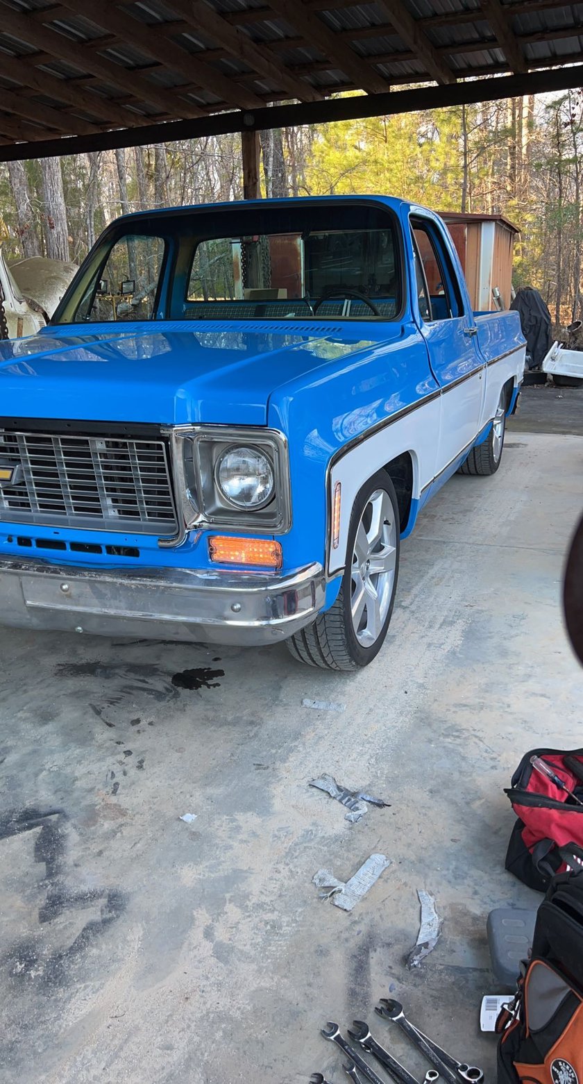 Kyle S 1973 Chevrolet C10 Pickup Holley My Garage