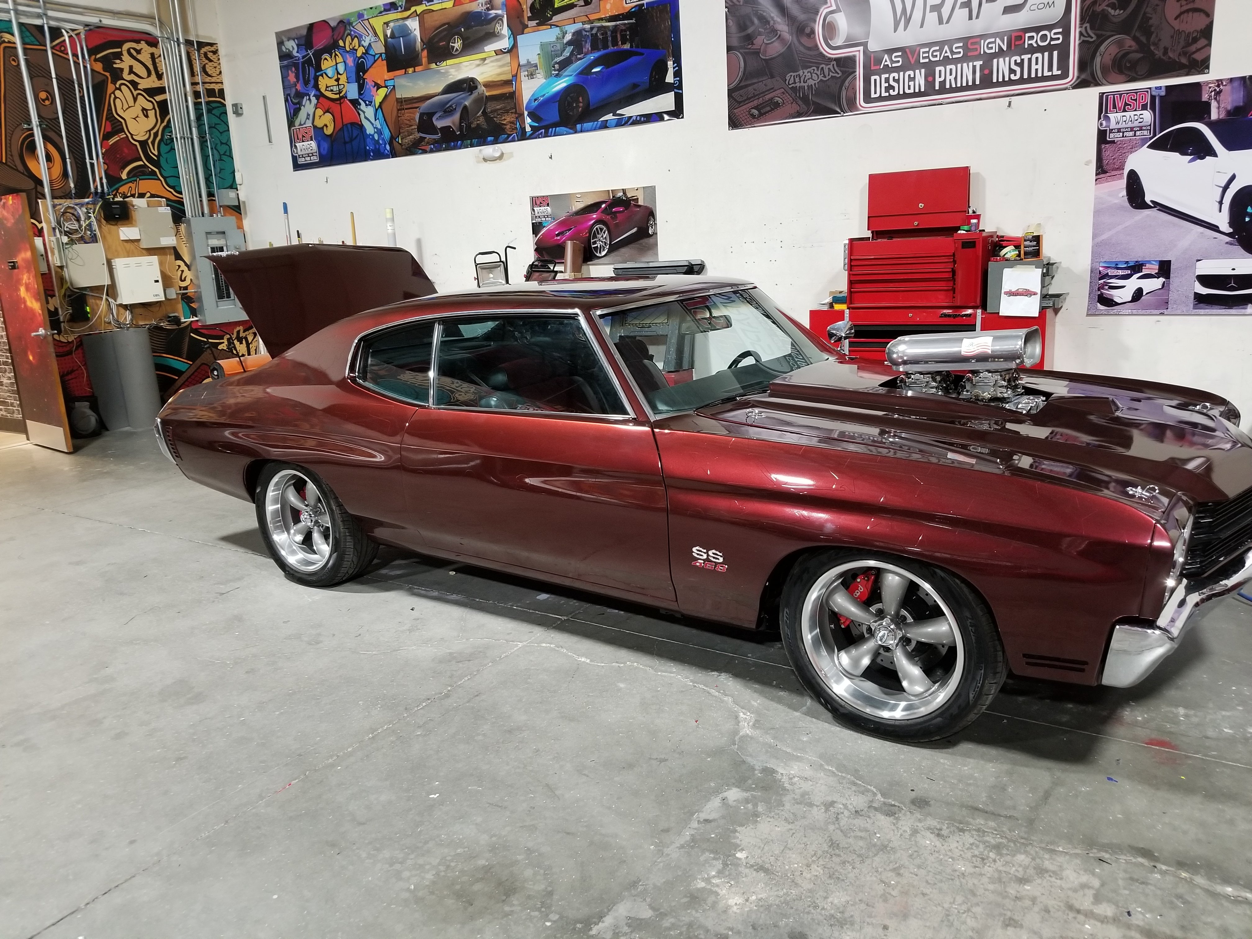 Justin S Chevrolet Chevelle Holley My Garage