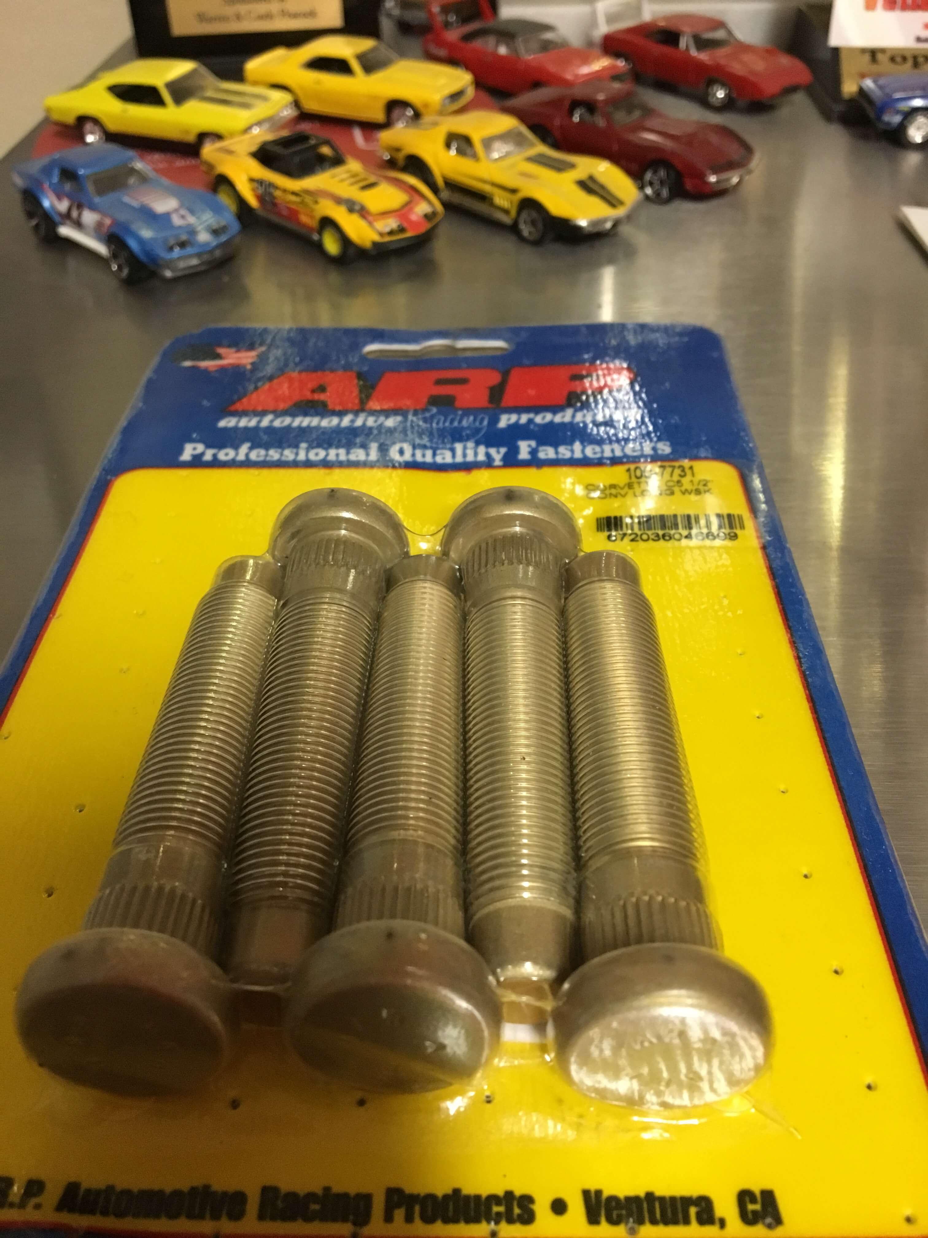 Wheel stud upgrade 1977 Chevrolet Corvette Holley My Garage