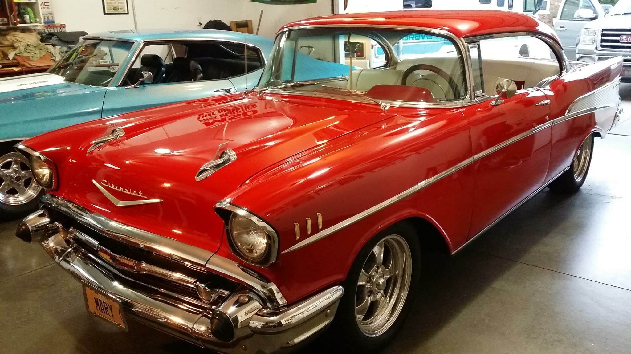 Steve's 1957 Chevrolet Bel Air - Holley My Garage