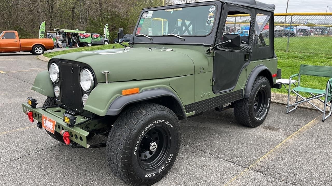 Rumble In The Brier Greenbrier Tn Car Show 1978 Jeep Cj5 Holley