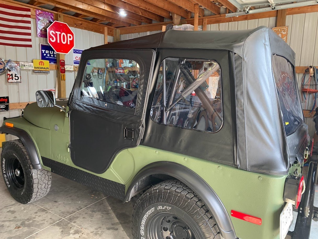 Bestop soft top 1978 Jeep CJ5 Holley My Garage